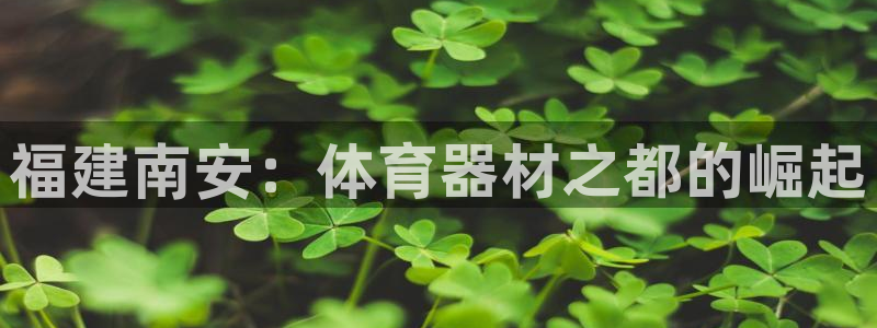 星欧娱乐平台怎么样知乎赚钱吗：福建南安：体育器材之都