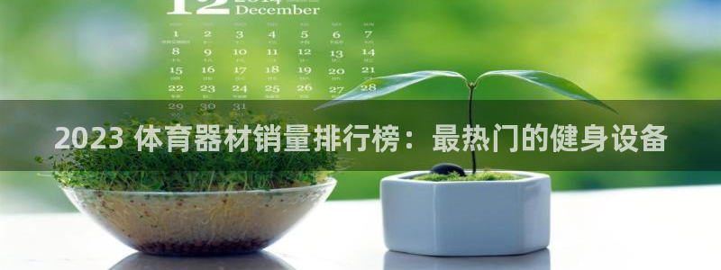 星游娱乐1官网下载：2023 体育器材销量排行榜：最