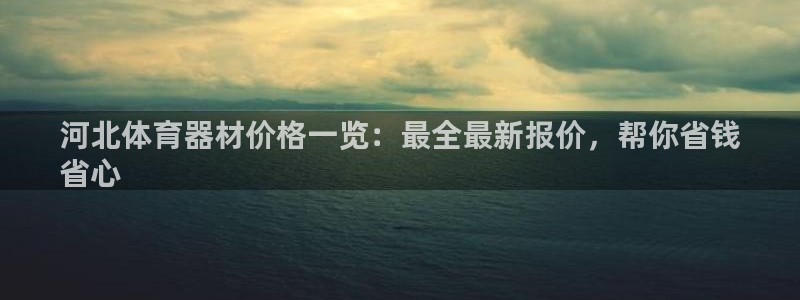 星娱乐是谁的公司：河北体育器材价格一览：最全最新报价