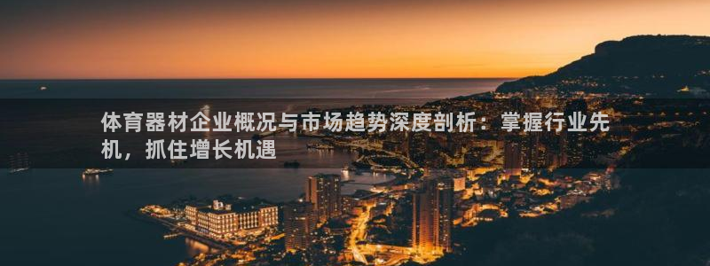 星奥娱乐艺人：体育器材企业概况与市场趋势深度剖析：掌