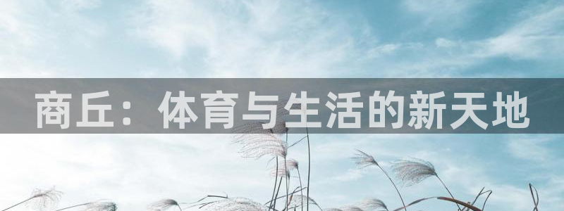 星欧娱乐公司创始人背景故事：商丘：体育与生活的新天地